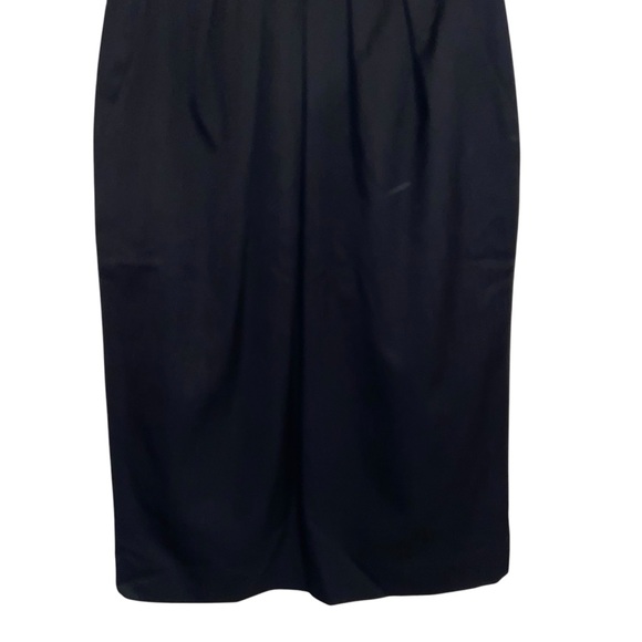 Pendleton Skirt Womens Small 27” Waist 100% Wool Pencil Pockets Secretary Black - Picture 3 of 12